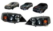 Par Farol Astra 2004 2005 2006 2007 À 2012 Máscara negra pisca Âmbar Par Farol Astra 2004 2005 2006 2007 À 2012 Máscara negra pisca Âmbar