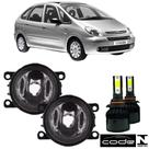 Par Farol Auxiliar Citroen Xsara Picasso 2007 a 2012 Super Led Par Farol Auxiliar Citroen Xsara Picasso 2007 a 2012 Super Led