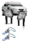 Par farol auxiliar corsa pickup corsa 2000 a 2002 classic 2003 a 2010 vidro - ai + lâmpadas h3 super branca 55 wts Par farol auxiliar corsa pickup corsa 2000 a 2002 classic 2003 a 2010 vidro - ai + lâmpadas h3 super branca 55 wts