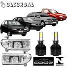 Par FAROL AUXILIAR GOL 95 ate 99 PAR/SAV/VOY Gol Especial 00 01 02 + Super Led