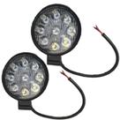 Par Farol Auxiliar LED Zemix Mini-milha Redondo Longo