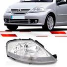 Par Farol C3 2001 Ate 2006 Usa Lampada H7 / H1 Par Farol C3 2001 Ate 2006 Usa Lampada H7 / H1