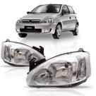 Par farol chevrolet corsa 2008 2009 2010 2011 cromado Par farol chevrolet corsa 2008 2009 2010 2011 cromado