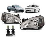 Par farol chevrolet corsa g2 2003 ate 2012 e kit super led