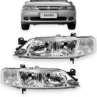 Par farol chevrolet vectra 2000 2001 2002 a 2005 cromado