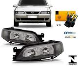 Par farol chevrolet vectra negra 1997 ate 2005 super led