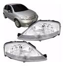 Par farol citroen c3 2003 a 2010 cromado c/auxiliar