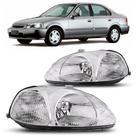 Par Farol Civic 1996 1997 1998 Cromado