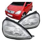 Par farol classe a 1998 a 2000 cromado lente raiada magnetti