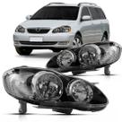 Par farol corolla fielder 2003 2004 2005 2006 2007 mascara negra