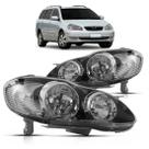 Par Farol Corolla Fielder 2003 A 2008 Máscara Negra