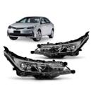 Par Farol Corolla Xei 2018 a 2019 Manual com Led