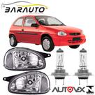 Par farol corsa 1994 a 2002 cromado lampadas halogenas