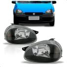 Par Farol Corsa 2000 A 2010 Mascara Negra