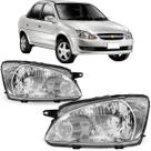 Par farol corsa classic 2011 2012 2013 2014 15 2016 cromado