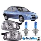 Par farol corsa classic cromado 2003 a 2010 e super branca Par farol corsa classic cromado 2003 a 2010 e super branca