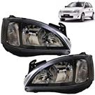 PAR Farol Corsa Hatch Sedan 2003 2004 2005 a 2012 Máscara Negra