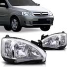 Par Farol Corsa Montana 2003 á 2012 Cromado