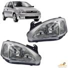 Par Farol Corsa Montana 2008 2009 A 2012 Máscara Cromada Par Farol Corsa Montana 2008 2009 A 2012 Máscara Cromada