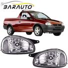 Par farol corsa pickup 1994 a 2002 cromado