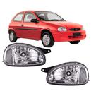 Par farol corsa wind 1994 a 2000 mascara cromado vd Par farol corsa wind 1994 a 2000 mascara cromado vd