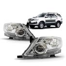 Par Farol Cromado Hilux Sw4 2012 2013 2014 2015