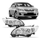 Par Farol Cromado Toyota Corolla 2012 2013 2014 Par Farol Cromado Toyota Corolla 2012 2013 2014