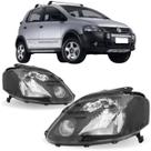 Par farol crossfox 2003 04 05 06 07 08 2009 mascara negra