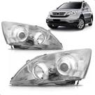 Par Farol Crv 2007 A 2011 Elétrico Com Motor Com Projetor
