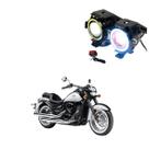 Par Farol de Milha Angel Eye U7 para Moto Kawasaki Vulcan VN 900 2007 2008 2009 2010 2011 2012 2013 2014 2015 até 2022