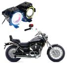 Par Farol de Milha Angel Eye U7 para Moto Suzuki Intruder VS 1400 GLP 1994 1995 1996 1997 1998 2000 2001