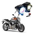 Par Farol de Milha Angel Eye U7 para Moto Yamaha M 01 1670CC 2005 2006 2007 2008 2009
