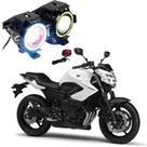 Par Farol de Milha Angel Eye U7 para Moto Yamaha XJ6 N 2010 2011 2012 2013