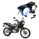 Par Farol de Milha Angel Eye U7 para Moto Yamaha XTZ 250 Tenerê 2007 2008 2009 2010 2011 2012 2013