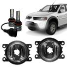 Par Farol De Milha Auxiliar Led Small L200 2007 a 2016