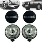 Par Farol De Milha Auxiliar + Tampa Cibié Fusca Gol Gti Gts