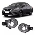 Par Farol De Milha Auxiliar Versa 2011 2012 2013 2014 2015 2016 2017 2018 2019 2020 LENTE DE VIDRO