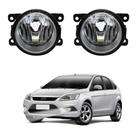 Par Farol de Milha Focus Hatch Sedan 2009 a 2015 Auxiliar Neblina