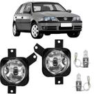 Par farol de milha gol g3 1999 00 01 02 03 04 05 + lampadas