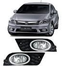 Par Farol De Milha New Civic 2012 2013 2014 Com Grade Par Farol De Milha New Civic 2012 2013 2014 Com Grade