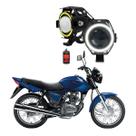 Par Farol de Milha paara Moto Honda CG 150 TITAN ES 2004 2005 2006 2007 2008 2009 Angel Eye U7 Mini Par Farol de Milha paara Moto Honda CG 150 TITAN ES 2004 2005 2006 2007 2008 2009 Angel Eye U7 Mini