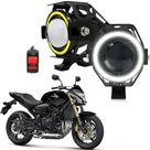 Par Farol de Milha para Moto CB600F HORNET 2005 2006 2007 2008 2009 2010 2011 2012 2013 Angel Eye U7 Mini
