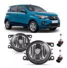 Par Farol De Milha Universal Fiat Mobi 2016 2017 2018 2019 2020 2021 + Lâmpada