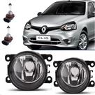 Par Farol De Milha Universal Renault Clio 2013 2014 2015 2016 + Lâmpada