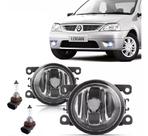 Par Farol De Milha Universal Renault Logan 2007 2008 2009 2010 2011 + Lâmpada