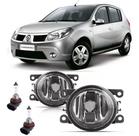 Par Farol De Milha Universal Renault Sandero 2007 2008 2009 2010 2011 2012 2013 2014 + Lâmpada Par Farol De Milha Universal Renault Sandero 2007 2008 2009 2010 2011 2012 2013 2014 + Lâmpada