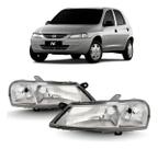 Par Farol Dianteiro Celta 2000 2001 2002 2003 á 2006 Cromado