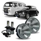 Par Farol e Lâmpada Led Vw Fusca Kombi Passat 1974 á 11 2012