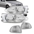 Par Farol e Pisca Fiat Palio Siena Strada 1996 a 2000 Foco Duplo