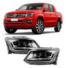 Par Farol Eletrico LED C/ Projetor Amarok 2017 2018 A 2024